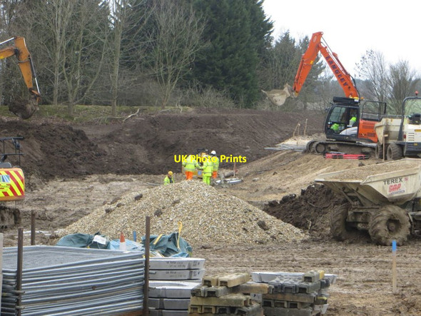 Photo 6"x4" Working in the Dip Chilton\/SU4885 c2016