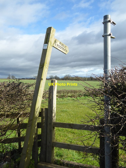 Photo 6"x4" Footpath stile Earl's Croome c2016