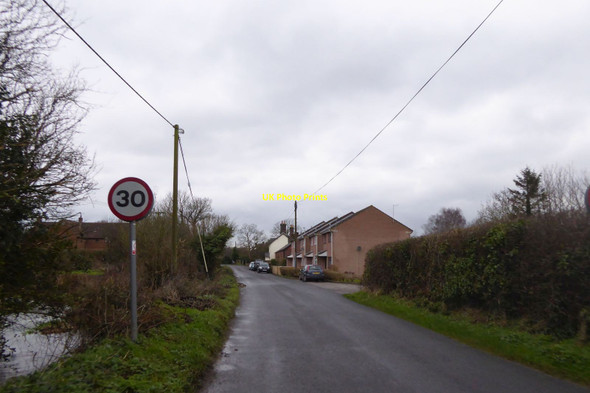 Photo 6"x4" Bindon Lane entering Wool Wool c2016