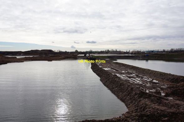 Photo 6"x4" Quarry to the east of Leven Little Catwick c2016