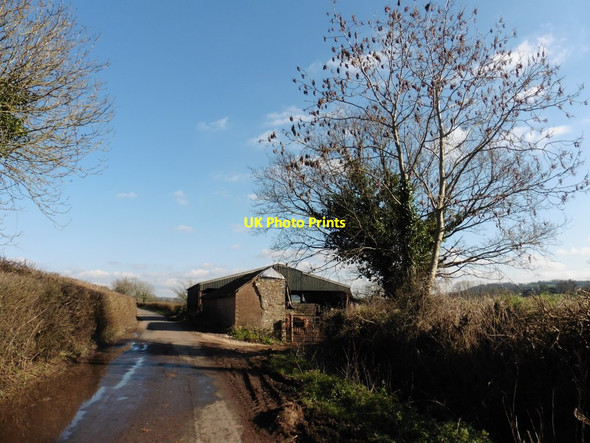 Photo 6"x4" Farm buildings near Whitehall Whitehall\/ST1214 c2016