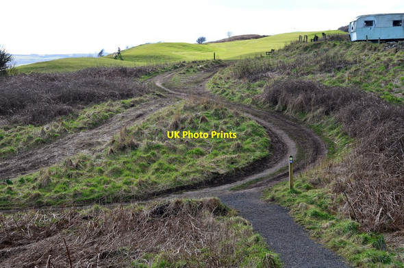 Photo 6"x4" Track to Alnmouth Alnmouth c2016