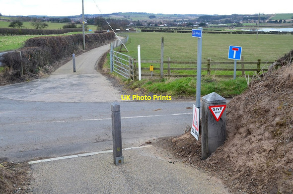 Photo 6"x4" Cyclepath by the A1068 High Buston c2016
