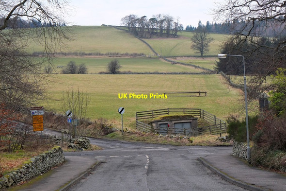 Photo 6"x4" Road junction, Morning Hill Peebles Peebles\/NT2540 c2016