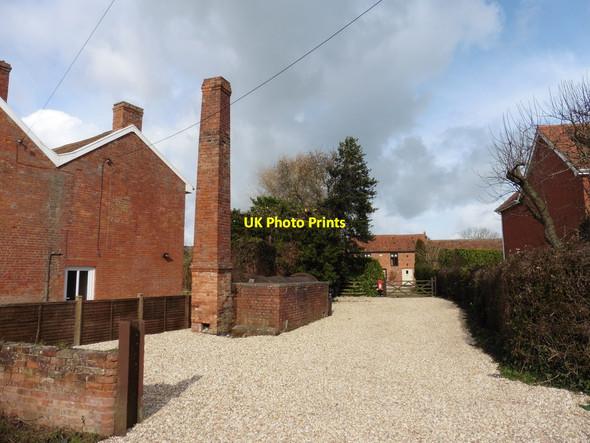 Photo 6"x4" Old chimney and boiler, Burrowbridge Burrowbridge\/ST3530 c2016