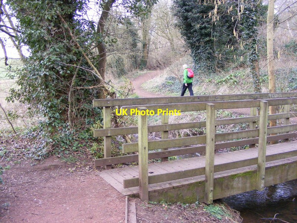 Photo 6"x4" Wom Brook Bridge View Ounsdale c2016