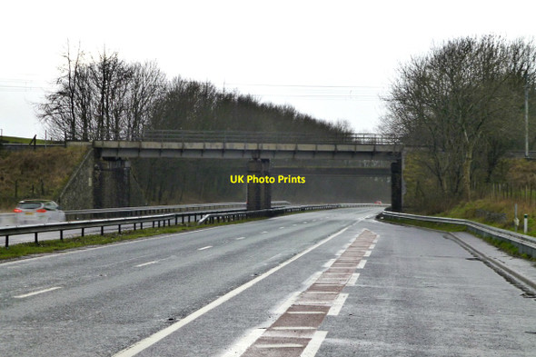 Photo 6"x4" Railway bridge over the A590 Stainton\/SD5285 c2016