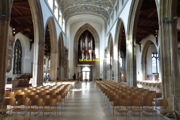 Photo 6"x4" The Nave looking West, Chelmsford Cathedral, Essex Chelmsford c2016