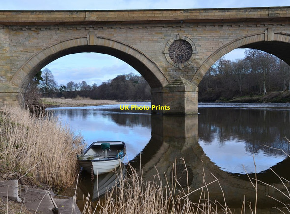 Photo 6"x4" Coldstream Bridge from the Scottish bank Coldstream\/NT8439 c2016