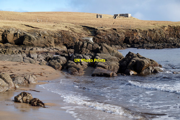 Photo 6"x4" North end of the beach at Wick of Skaw Kirkaton c2016