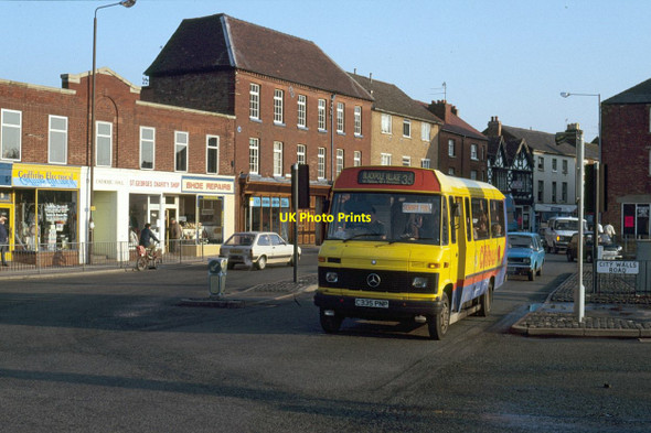 Photo 6"x4" Lowesmoor (City end) 1986 Worcester c1986