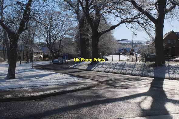 Photo 6"x4" Sunlight and snow, Glen Road Peebles Peebles\/NT2540 c2016