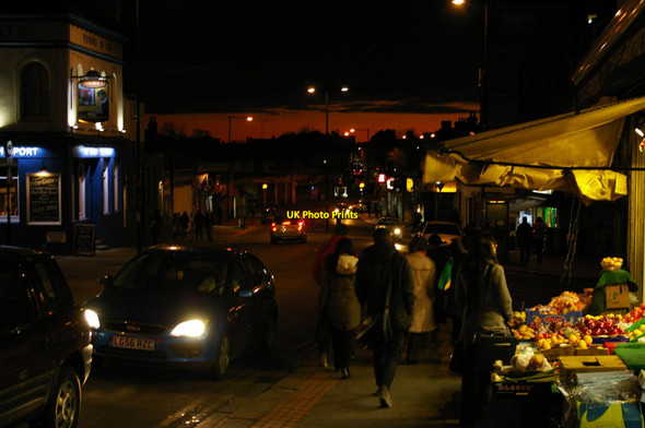 Photo 6"x4" Sunset, Brigstock Road, Thornton Heath Penge c2016
