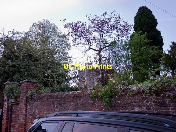 Photo 6"x4" Southern boundary wall of Chilham Churchyard Chilham c2013