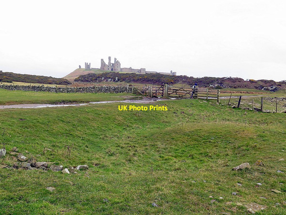 Photo 6"x4" Path south of Dunstanburgh Castle near Nova Scotia Craster c2016