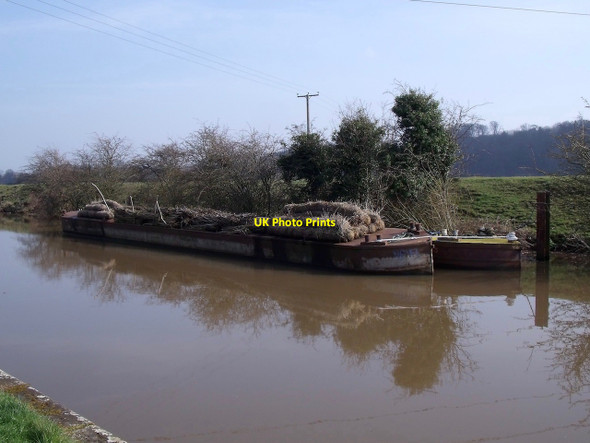 Photo 6"x4" Maintenance boat on the Cranfield Cut Long Eaton c2016