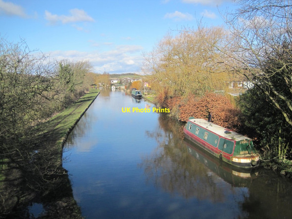 Photo 6"x4" Lancaster Canal from Ellel Hall Bridge Conder Green c2016