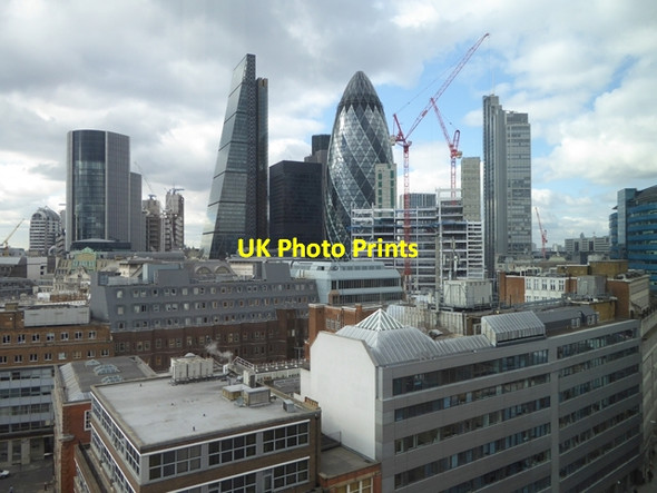 Photo 6"x4" The City by day London c2016