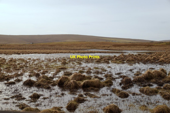 Photo 6"x4" Head of the Norwick mires, beside Northdale Bothen c2016