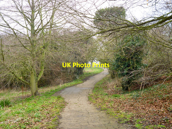 Photo 6"x4" Path away from car park, Sharpenhoe Clappers Sharpenhoe c2016