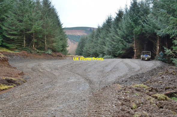 Photo 6"x4" New turning circle, Whitfold Hill Peebles\/NT2540 c2016