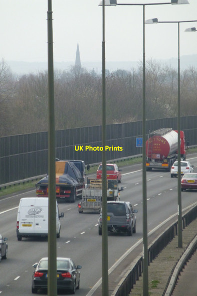 Photo 6"x4" A busy morning on the M1 Long Eaton c2016
