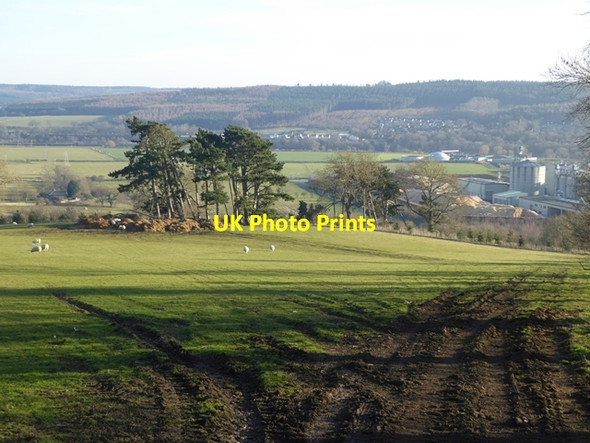 Photo 6"x4" Field below Oakwood Hexham c2016