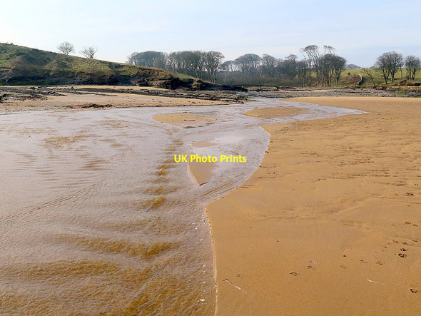 Photo 6"x4" Howick Burn at low tide Howick\/NU2517 c2016