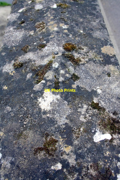 Photo 6"x4" Benchmark on bridge parapet beside Mead Way Even Swindon c2016