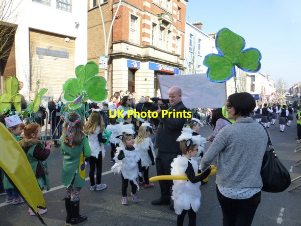 Photo 6"x4" On the spot interview, St Patrick's Day 2016 Omagh c2016