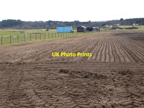 Photo 6"x4" Newly ploughed field at Lochhouses Farm Whitekirk c2016