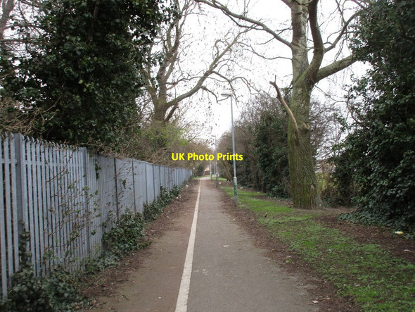 Photo 6"x4" Footpath to Noddle Hill Way Kingswood\/TA0834 c2016