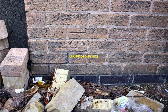Photo 6"x4" Benchmark on university building Loughborough c2015