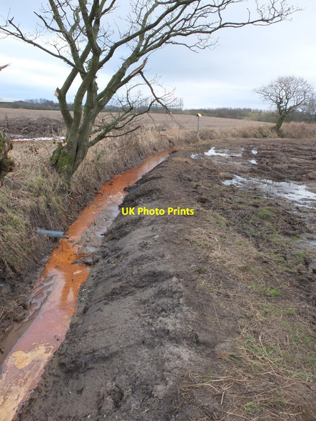 Photo 6"x4" Field drain North of Dam House, Standish Standish\/SD5610 c2016