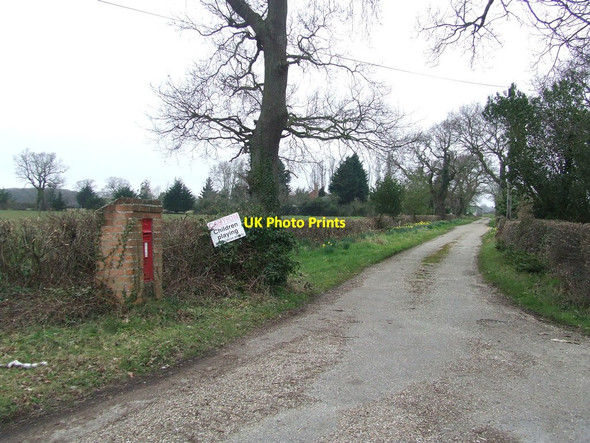 Photo 6"x4" Postbox And Farm Drive Henstead c2016