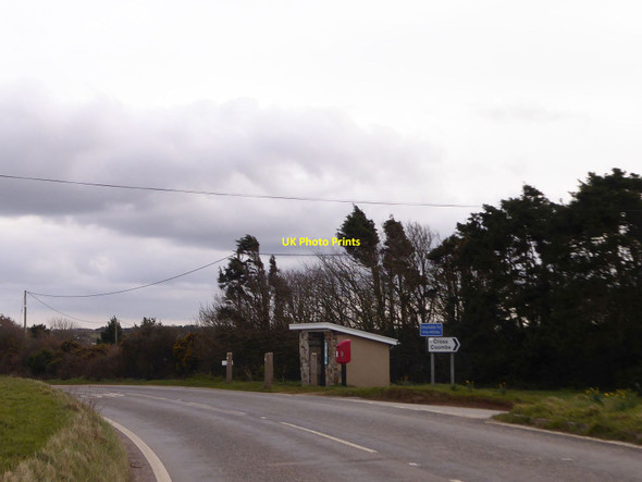 Photo 6"x4" Bus shelter at Buckshead Barkla Shop c2016