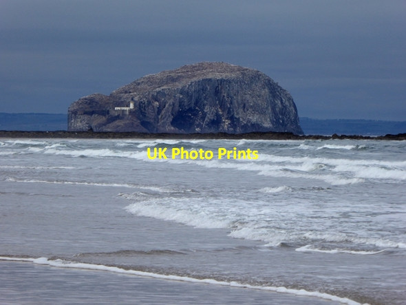 Photo 6"x4" Scoughall Rocks and Bass Rock Bass Rock c2016