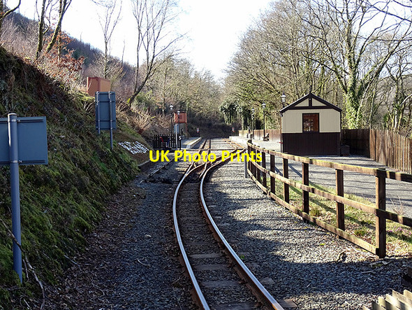 Photo 6"x4" Aberffrwd station viewed from the level crossing Aberffrwd\/SN6878 c2016