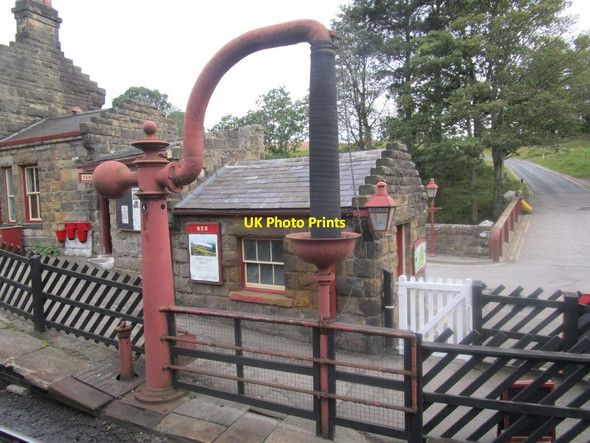 Photo 6"x4" Water crane, Goathland Station Goathland c2014