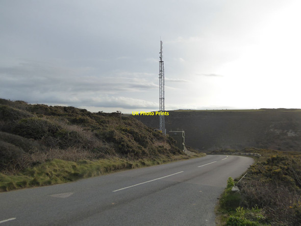 Photo 6"x4" Phone mast by Coast Road, Porthtowan Porthtowan\/SW6947 c2016