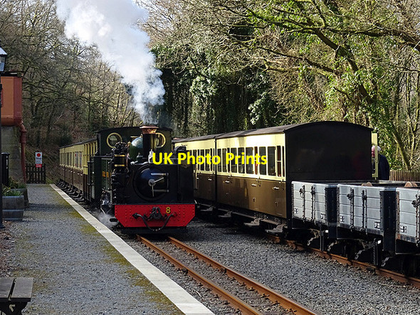 Photo 6"x4" Trains passing at Aberffrwd Aberffrwd\/SN6878 c2016