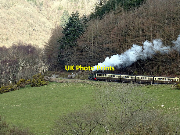 Photo 6"x4" Afternoon train to Devil's Bridge Aberffrwd\/SN6878 c2016