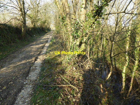 Photo 6"x4" Footpath and track, Fiddlers Green Hendra Croft c2016