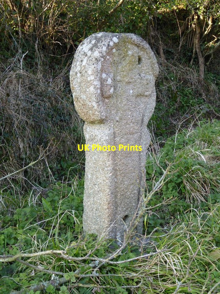Photo 6"x4" Celtic cross Zelah c2016