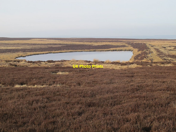 Photo 6"x4" Higher Lanshaw Reservoir, Rombalds Moor Ilkley c2016