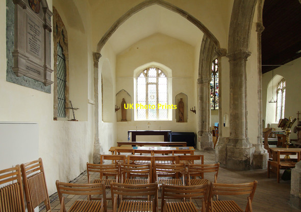 Photo 6"x4" St Edmund, East Mersea - North aisle East Mersea c2016