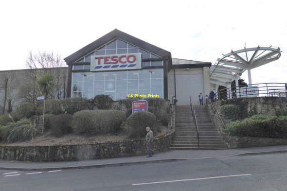 Photo 6"x4" Tesco supermarket, Carbis Bay St Ives\/SW5140 c2016
