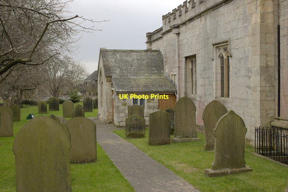 Photo 6"x4" Churchyard, St James' Church, Braithwell Maltby\/SK5292 c2016