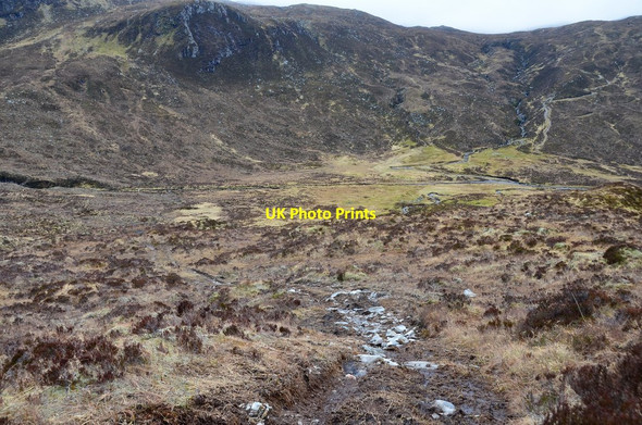 Photo 6"x4" Track above Coire Dhuinnid Camas-luinie c2016