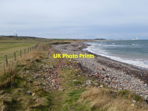 Photo 6"x4" Shingle beach near Chapel Point Innerwick\/NT7274 c2016